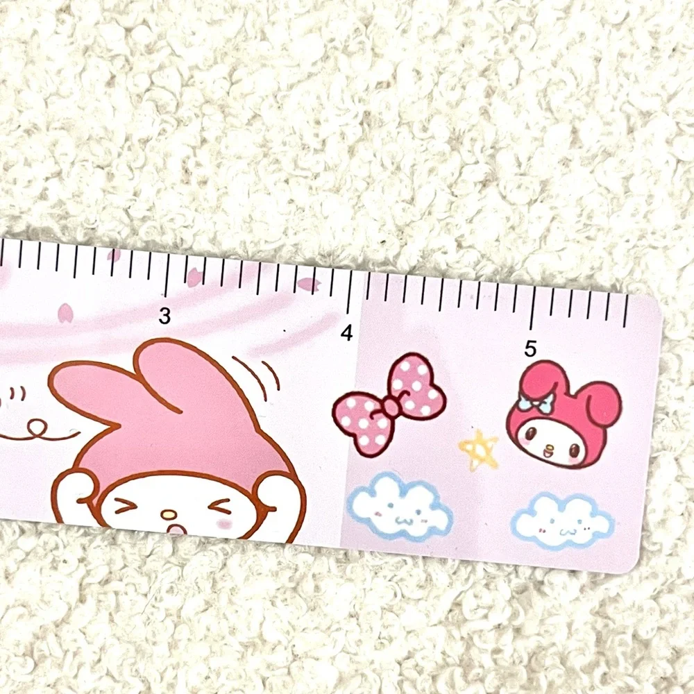 🏷️ Sanrio My Melody kawaii pink 5.5” metal ruler